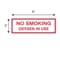 Nevs Printed Chart Tape - No Smoking Oxygen In Use, PK3 NT-122 - alternate 2